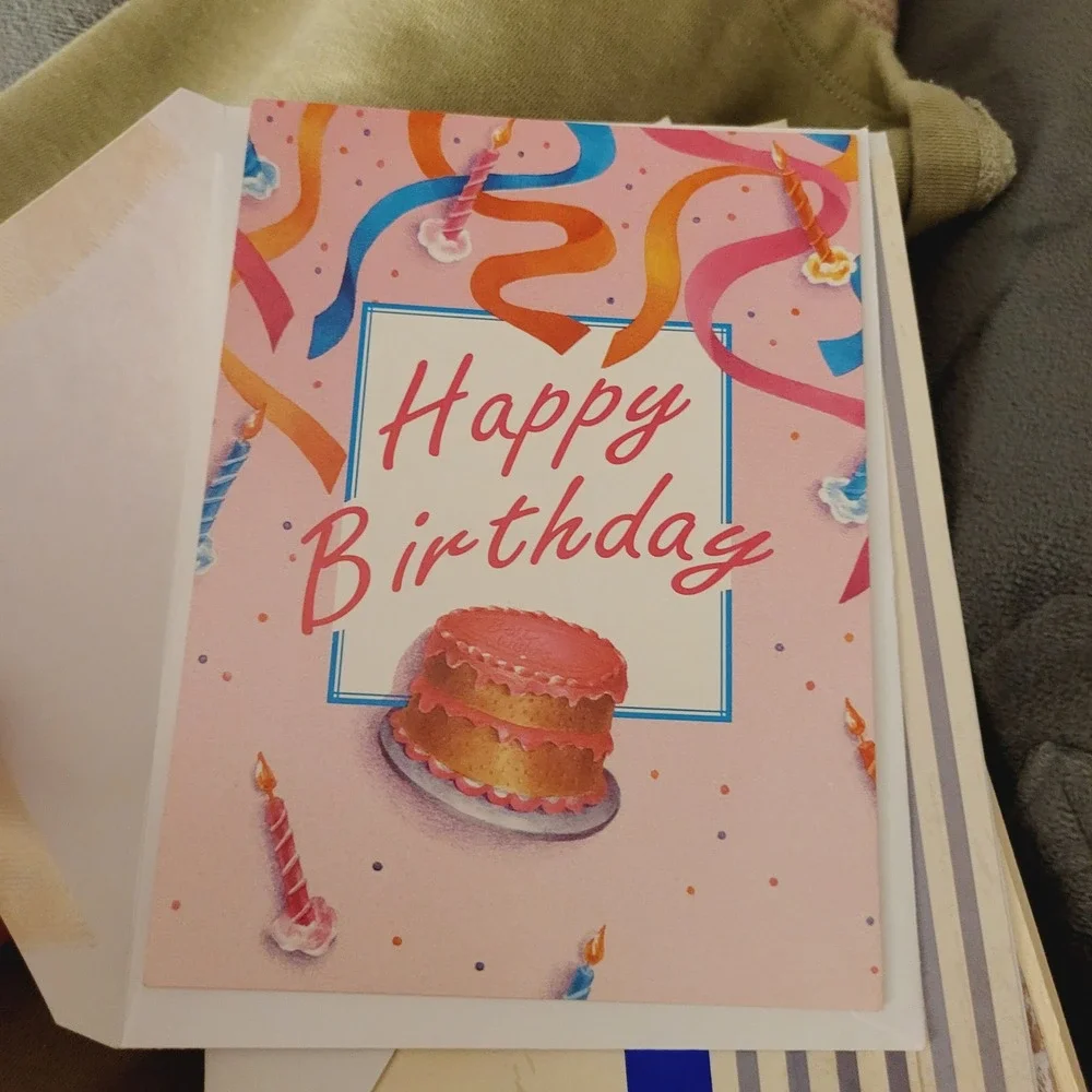 12 Vintage Assorted Greeting Cards Birthday Congratulations Beach Nautical 1990s